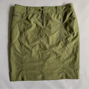 Audrey Talbott Carmel Olive Green Utility Skirt Women’s Size 10